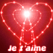 Coeur de lumire "Je t'aime"