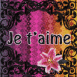 Vitrail "Je t'aime"