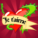 Tatouage cartoon "Je t'aime"