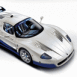 Maserati MC12 blanche et bleue