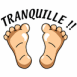 Doigts de pieds en ventail "Tranquille!!"