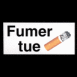 Avertissement "Fumer tue" avec cigarette