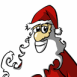 P�re No�l souriant