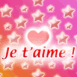 Coeur et toiles disco "Je t'aime"