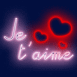 Non "Je t'aime" avec coeur