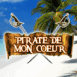 Plage "Pirate de mon coeur"