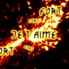 Explosion de "Je t'aime fort"