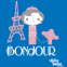 Parisienne "Bonjour"